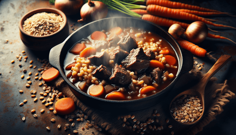 classic beef and barley stew for a cold night 2