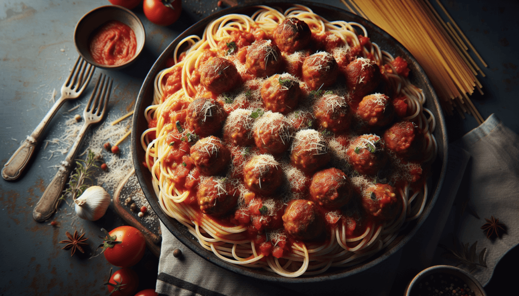 Classic Spaghetti And Meatballs For A Family Dinner