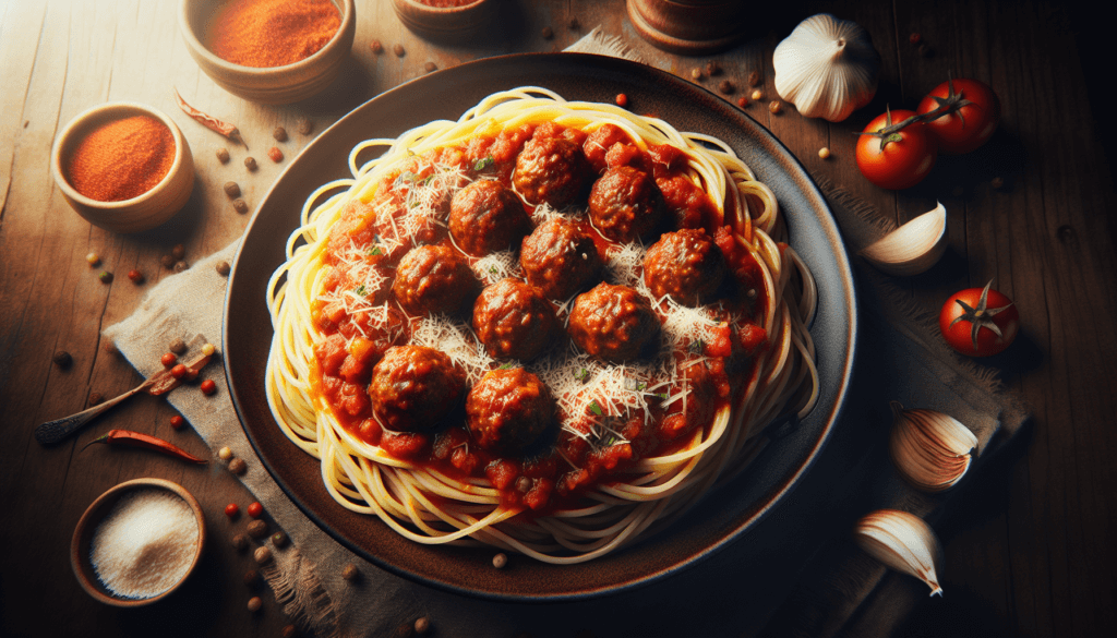 Classic Spaghetti And Meatballs For A Family Dinner