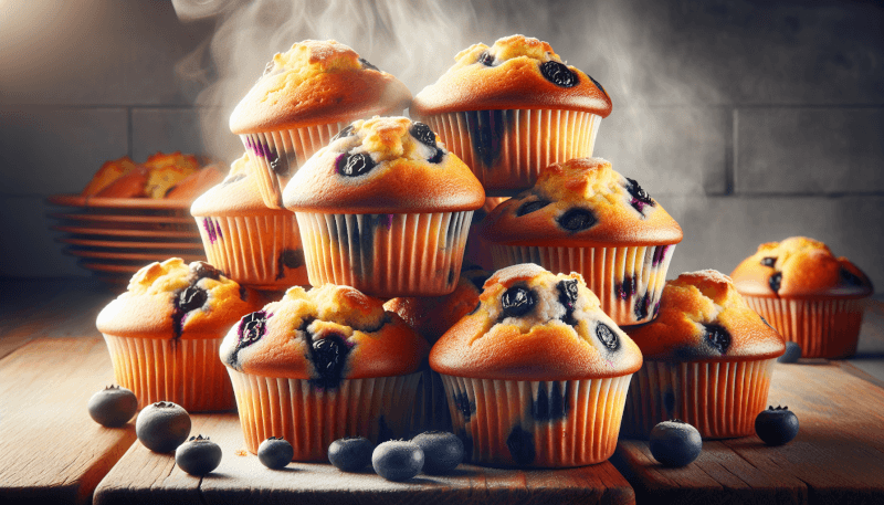 how to bake the best homemade blueberry muffins 4